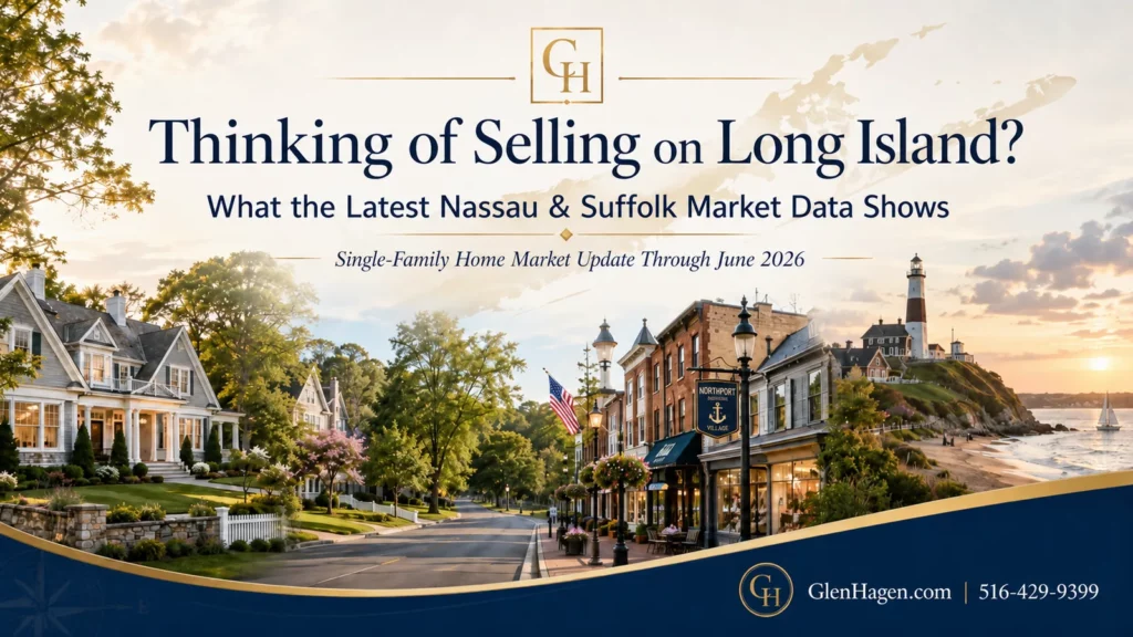 Long Island Single-Family Home Market Update – June 2026 Long Island single-family home market update through June 2026 for Nassau and Suffolk Counties